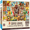 Coffee Lovers Vintage Posters 1000 Piece Jigsaw Puzzle
