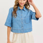 Everyday Effortless Denim Button Down Shirt