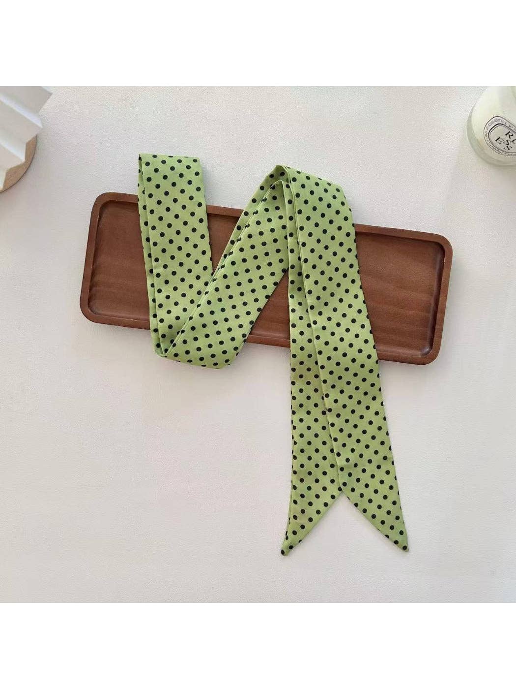 Polka Dot Skinny Scarf