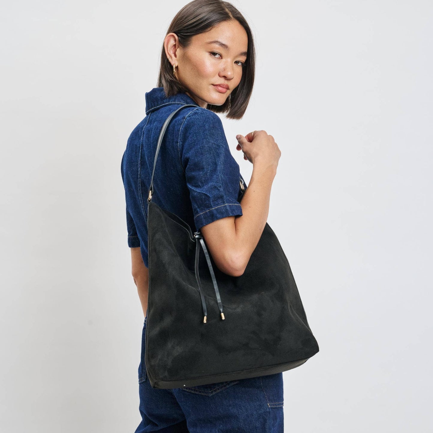 Felicity Black Hobo Bag - Purpose + Passion Boutique