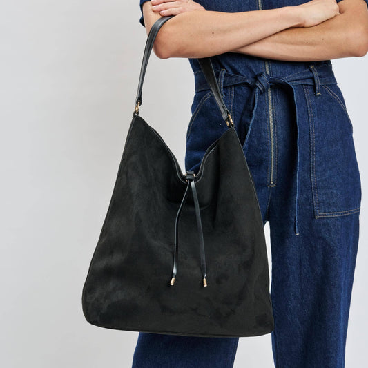 Felicity Black Hobo Bag - Purpose + Passion Boutique