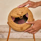 Ata Vine Round Crossbody Canteen Bag