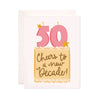 Fifty Cake Greeting Card - Purpose + Passion Boutique