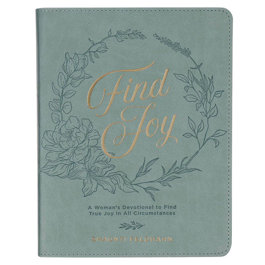 Find Joy Faux Leather Book - Purpose + Passion Boutique