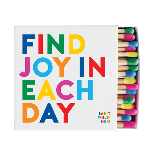 Find Joy In Each Day Matchbox - Purpose + Passion Boutique