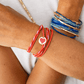 Fiona Twisted Wrap Bracelet With Heart Charm - Purpose + Passion Boutique