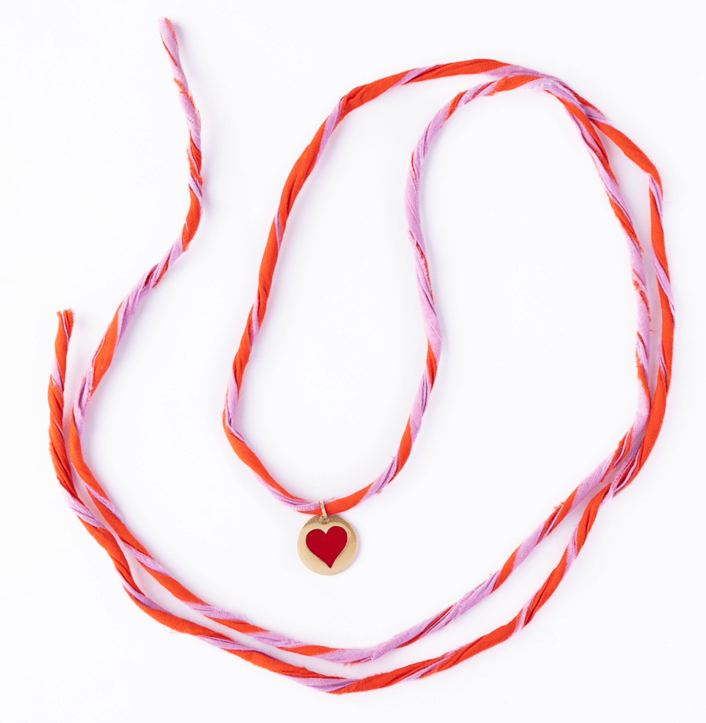 Fiona Twisted Wrap Bracelet With Heart Charm - Purpose + Passion Boutique