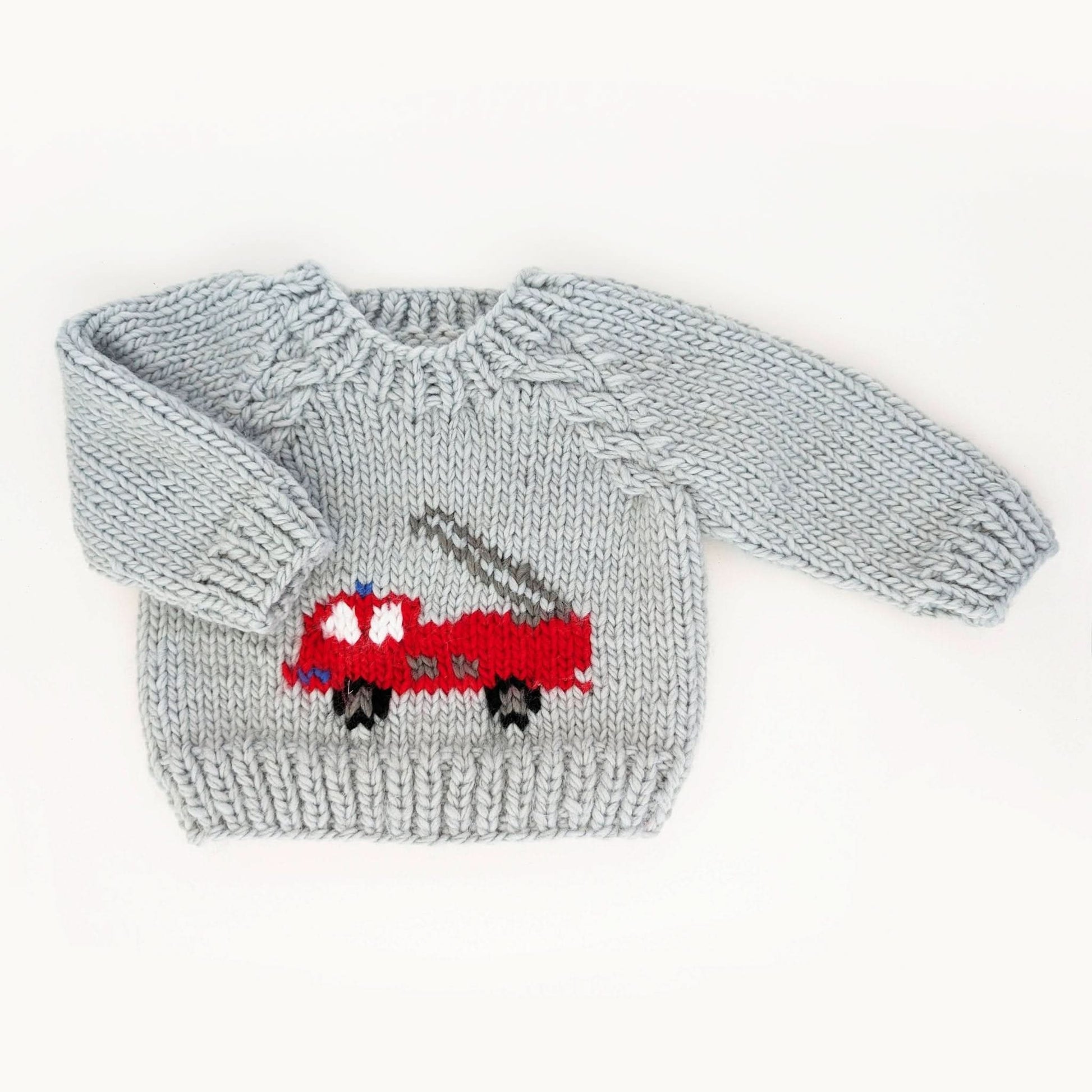 Fire Engine Crew Neck Sweater (18 - 24) - Purpose + Passion Boutique