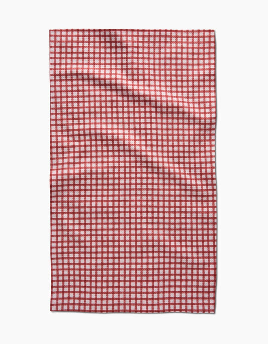 Fireside Plaid Red Tea Towel - Purpose + Passion Boutique