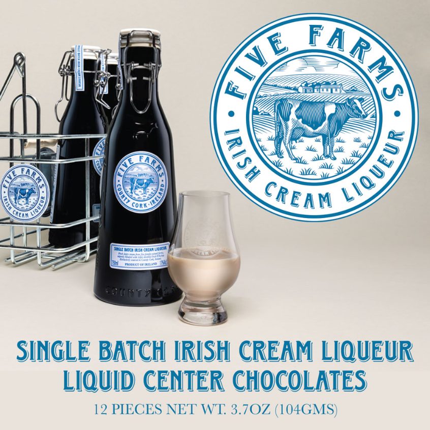 12pc 5 Farms Irish Cream Liquor Chocolates