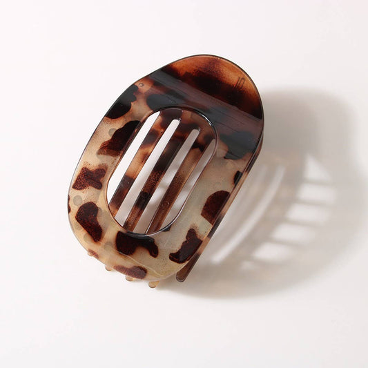 Flat Oval Hair Clip - Purpose + Passion Boutique