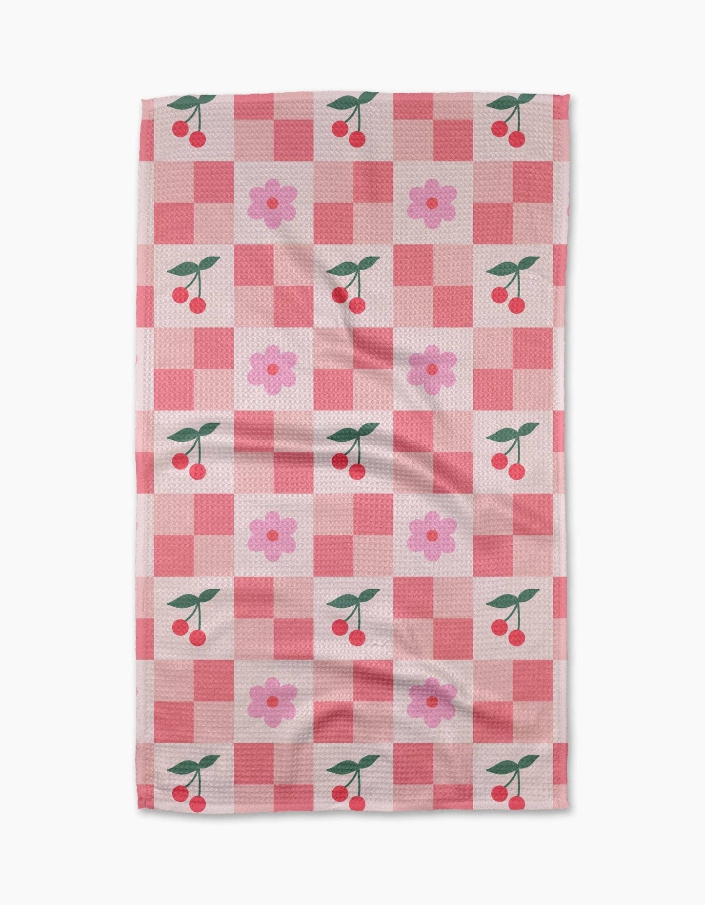 Floral and Cherries Tea Towel - Purpose + Passion Boutique