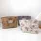 Floral Corduroy Portable Storage Bag - Purpose + Passion Boutique