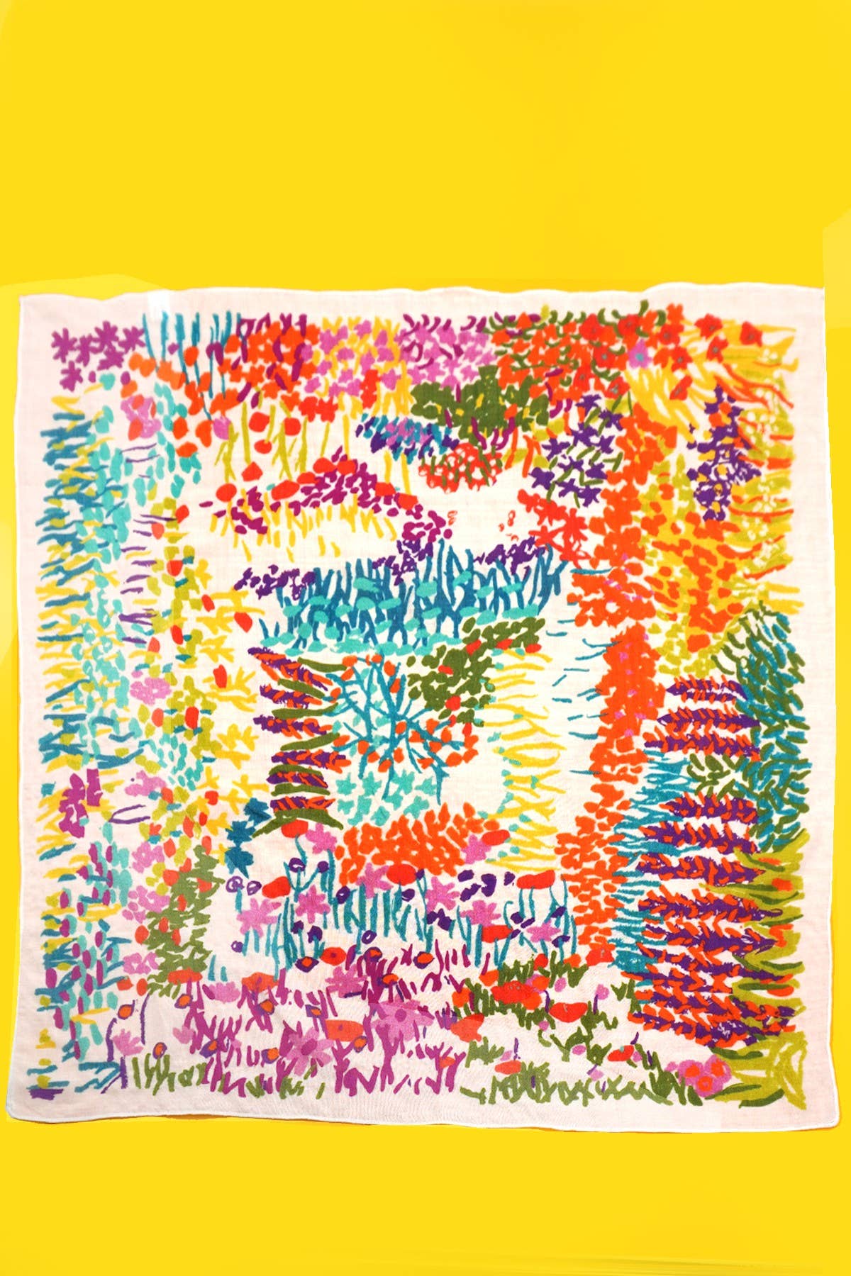 Floral Cotton Print Scarf - Purpose + Passion Boutique