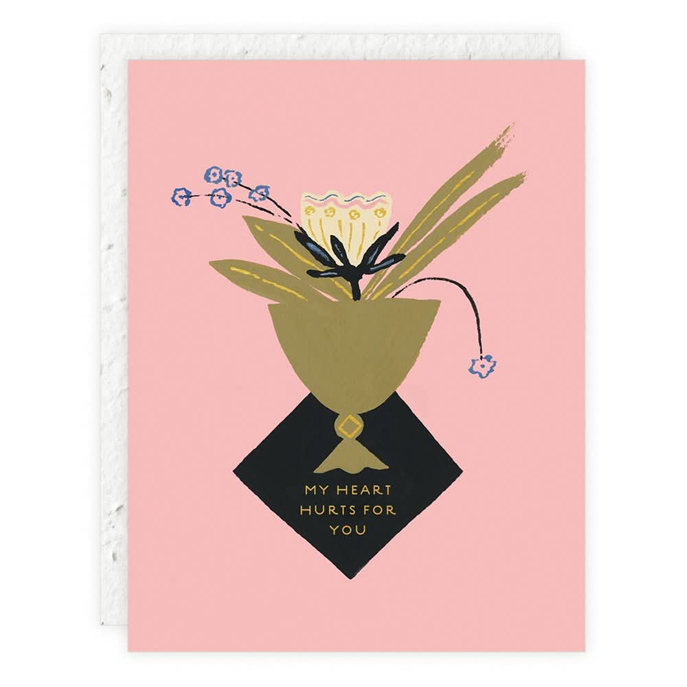 Floral Cup Sympathy Card - Purpose + Passion Boutique