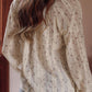 Floral Embroidered Bubble Sleeve Shirt - Purpose + Passion Boutique