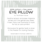 Floral Eye Pillow with Flax + Lavender - Purpose + Passion Boutique