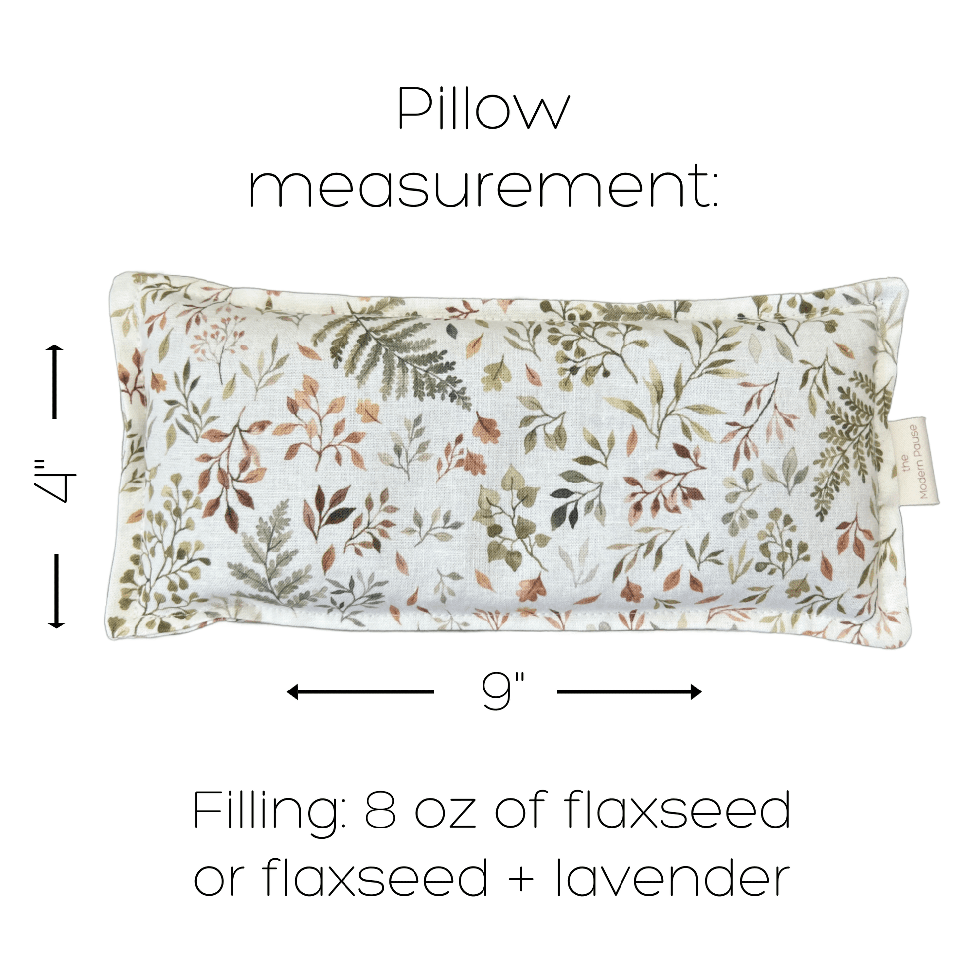 Floral Eye Pillow with Flax + Lavender - Purpose + Passion Boutique