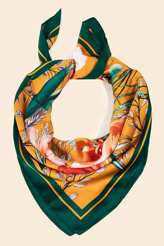 Floral Garden Print Bandana - Purpose + Passion Boutique
