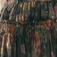 Floral - Print Smocked Drop - Waist Ruffle Maxi Skirt - Purpose + Passion Boutique