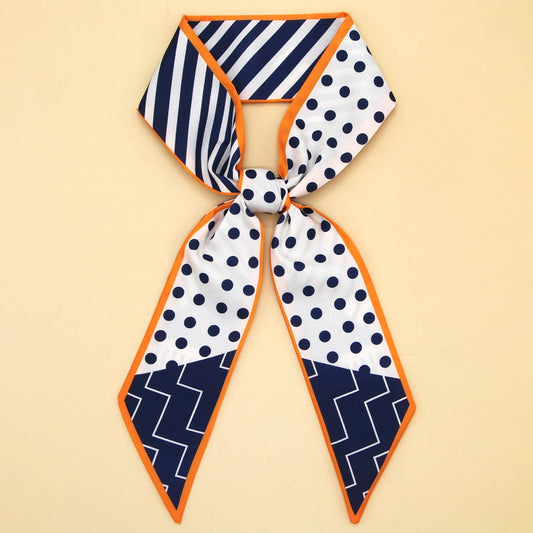 Floral Scarf Hair Tie Ribbon - Purpose + Passion Boutique