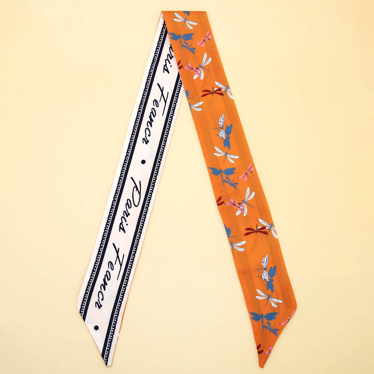 Floral Scarf Hair Tie Ribbon - Purpose + Passion Boutique
