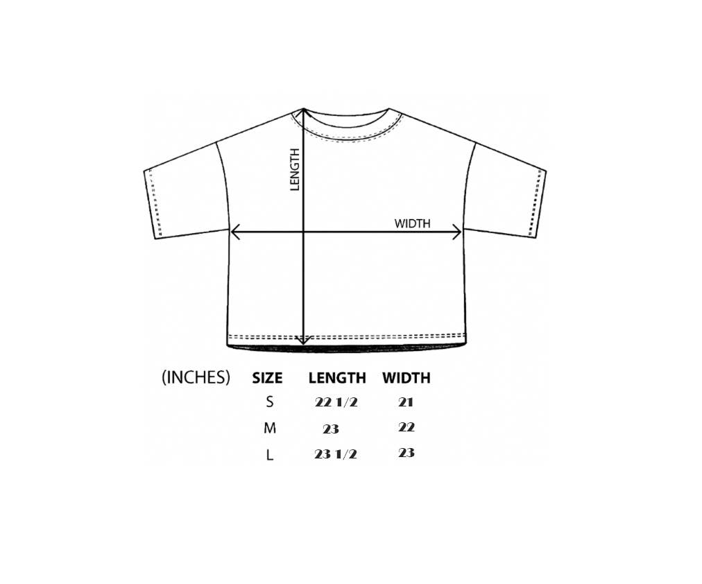 Flower Graphic White Crop Tee - Purpose + Passion Boutique