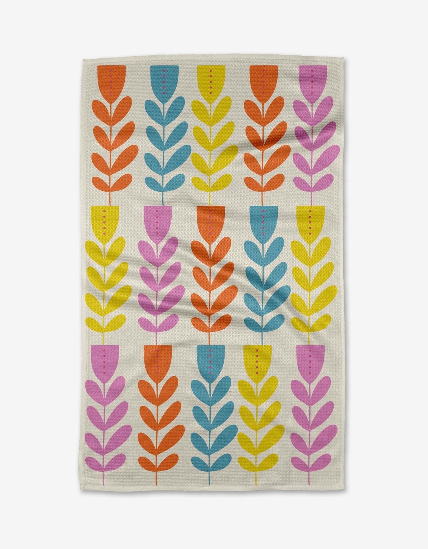 Folk Art Tulips Tea Towel - Purpose + Passion Boutique