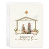 For Unto Us Scripture Christmas Card - Purpose + Passion Boutique