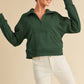 Forest Funnel Neck Half Zip - Purpose + Passion Boutique