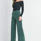 Forest Green Wide Leg Corduroy - Purpose + Passion Boutique