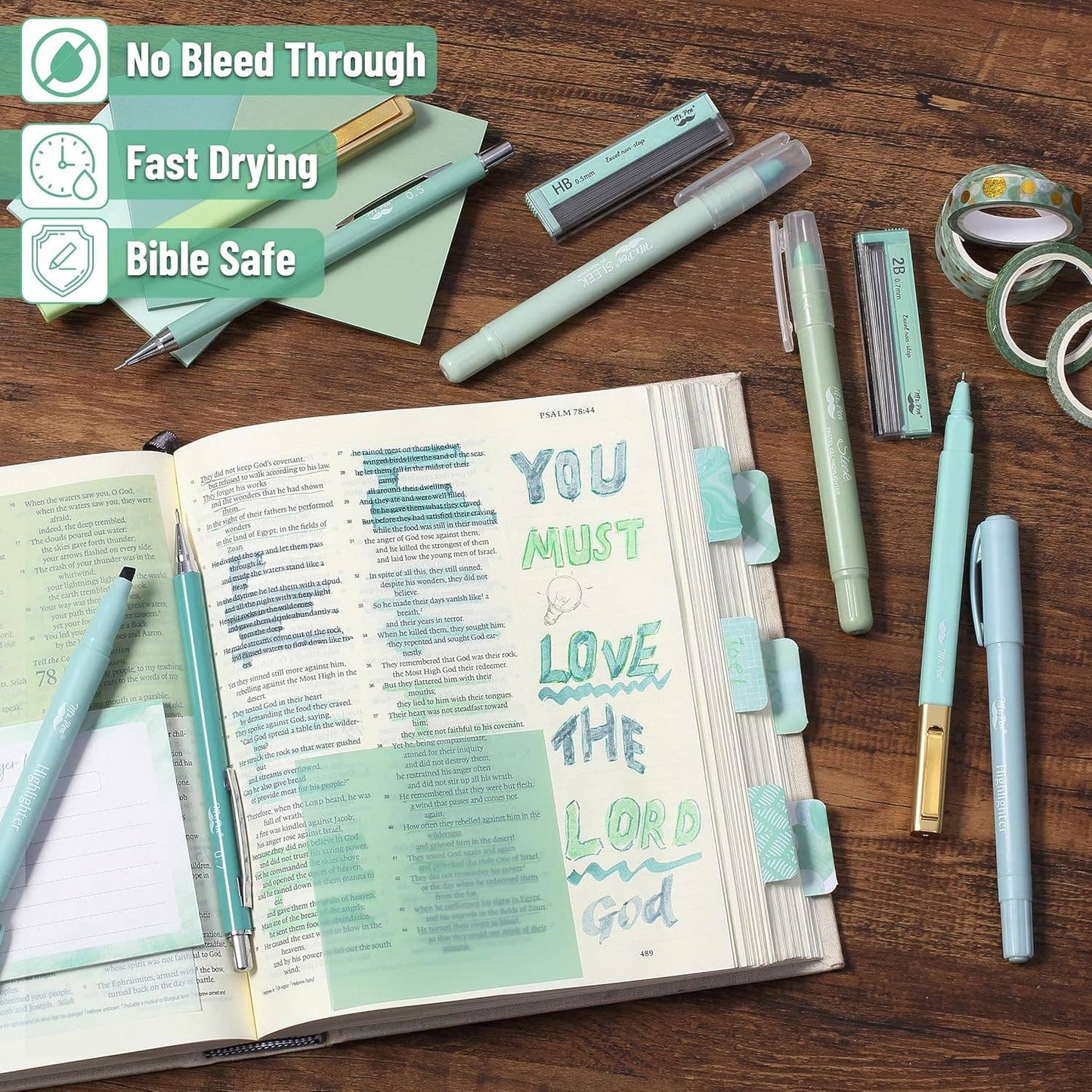 Forest Mist Bible Journaling Kit - Purpose + Passion Boutique