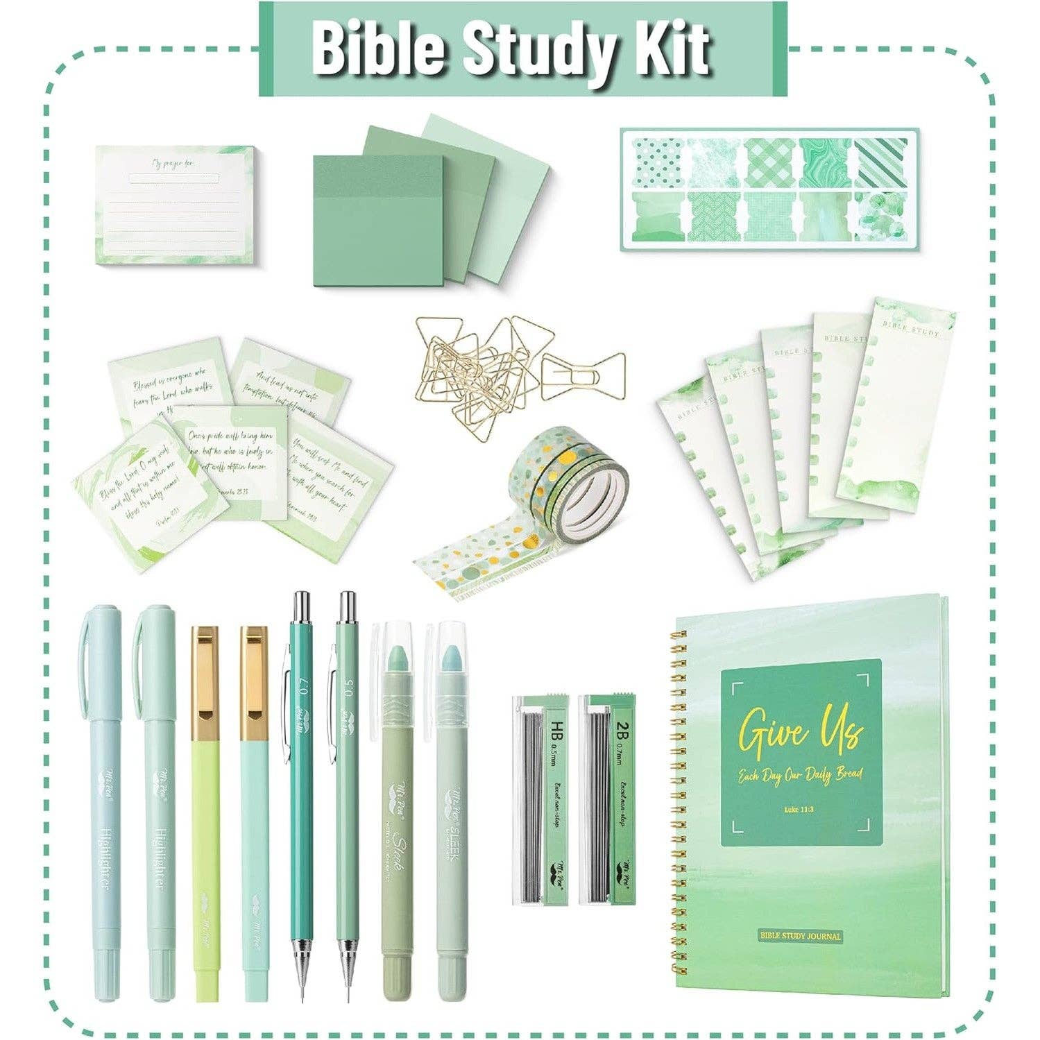 Forest Mist Bible Journaling Kit - Purpose + Passion Boutique