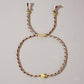 Four - Color Cotton Cross Adjustable Bracelet - Purpose + Passion Boutique