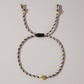 Four - Color Cotton Cross Adjustable Bracelet - Purpose + Passion Boutique