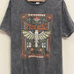 Free Bird Southwest Oversized Washed Black T-shirt - Purpose + Passion Boutique