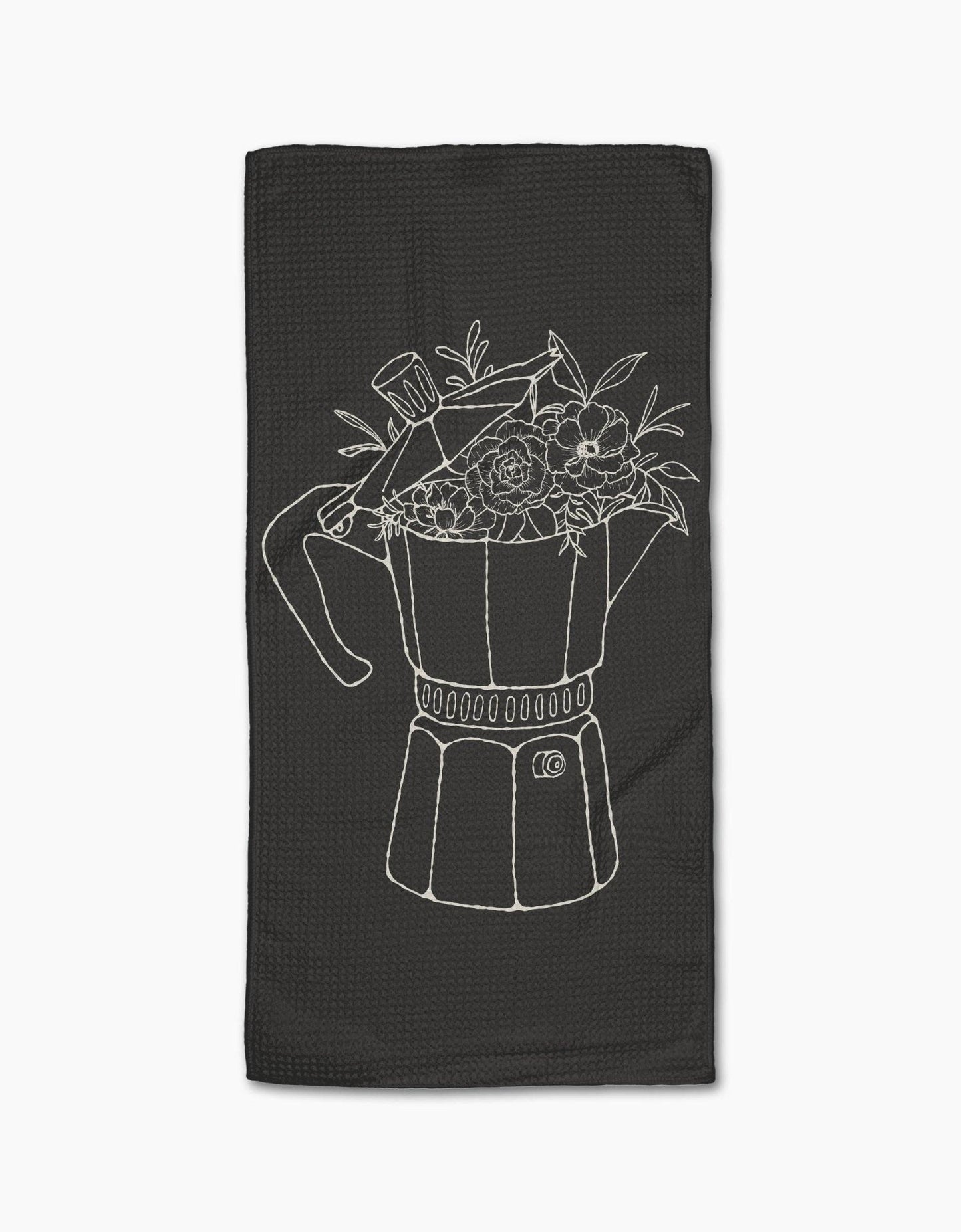 Fresh Brewed Floral Bar Towel - Purpose + Passion Boutique