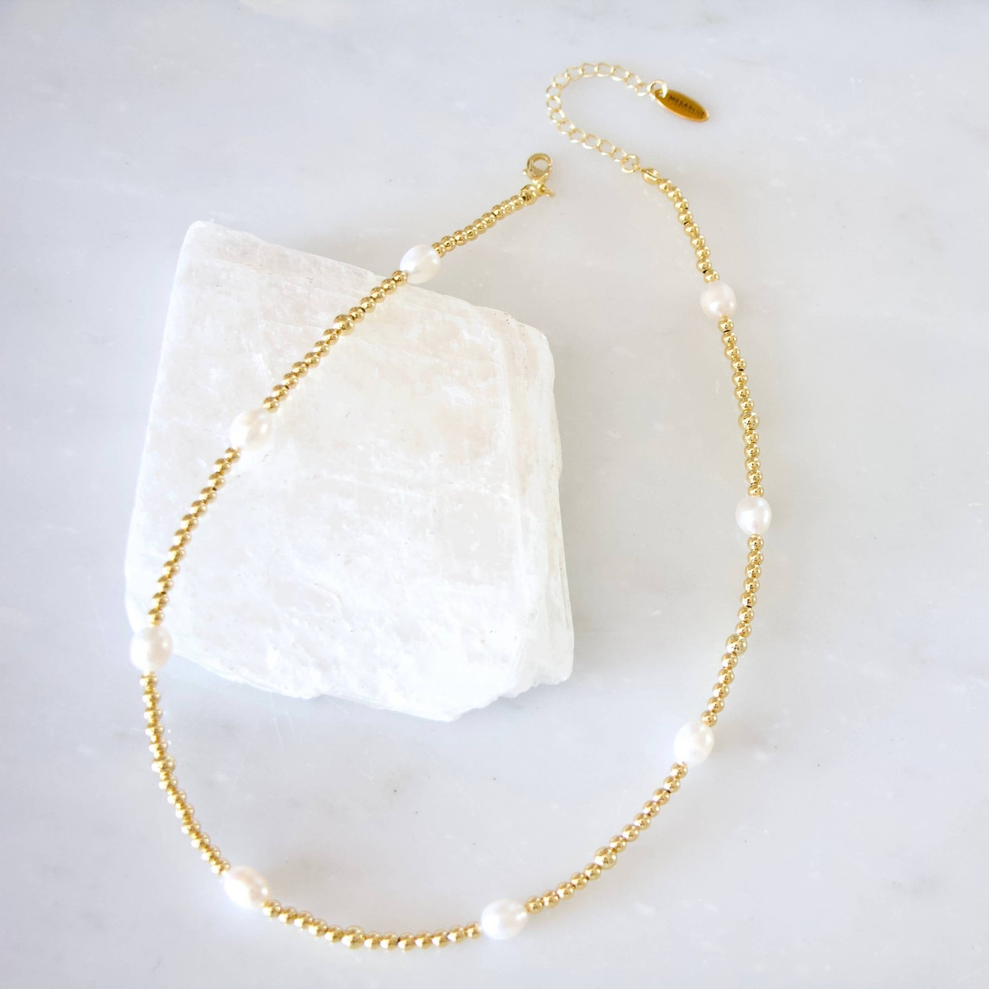 Freshwater Pearl Beaded Necklace  - Purpose + Passion Boutique