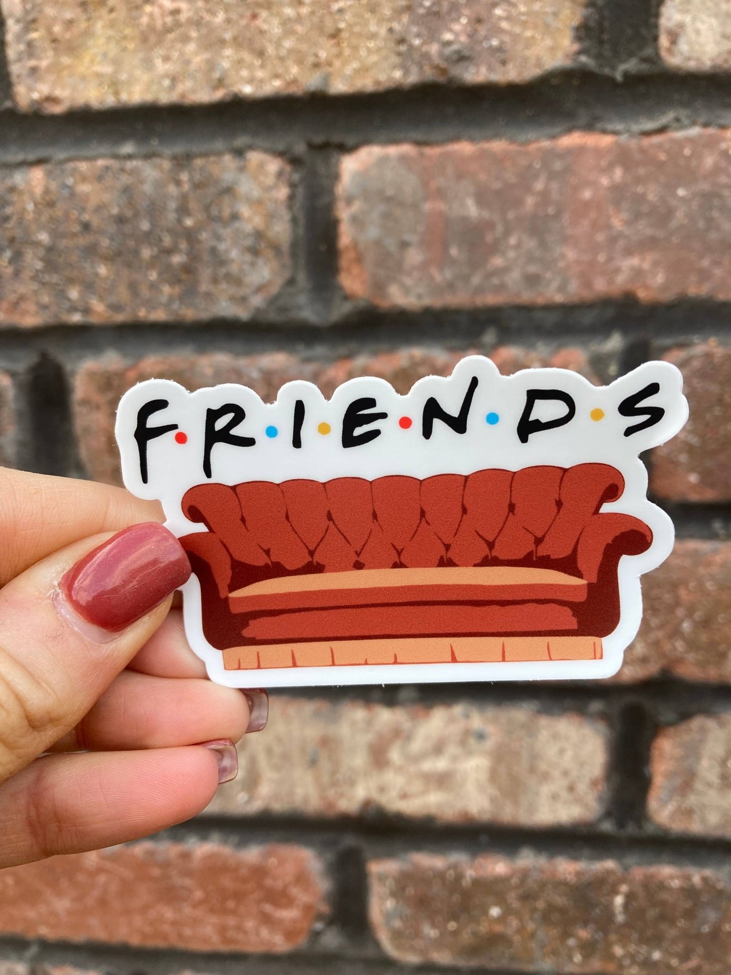 Friends Couch Sticker - Purpose + Passion Boutique