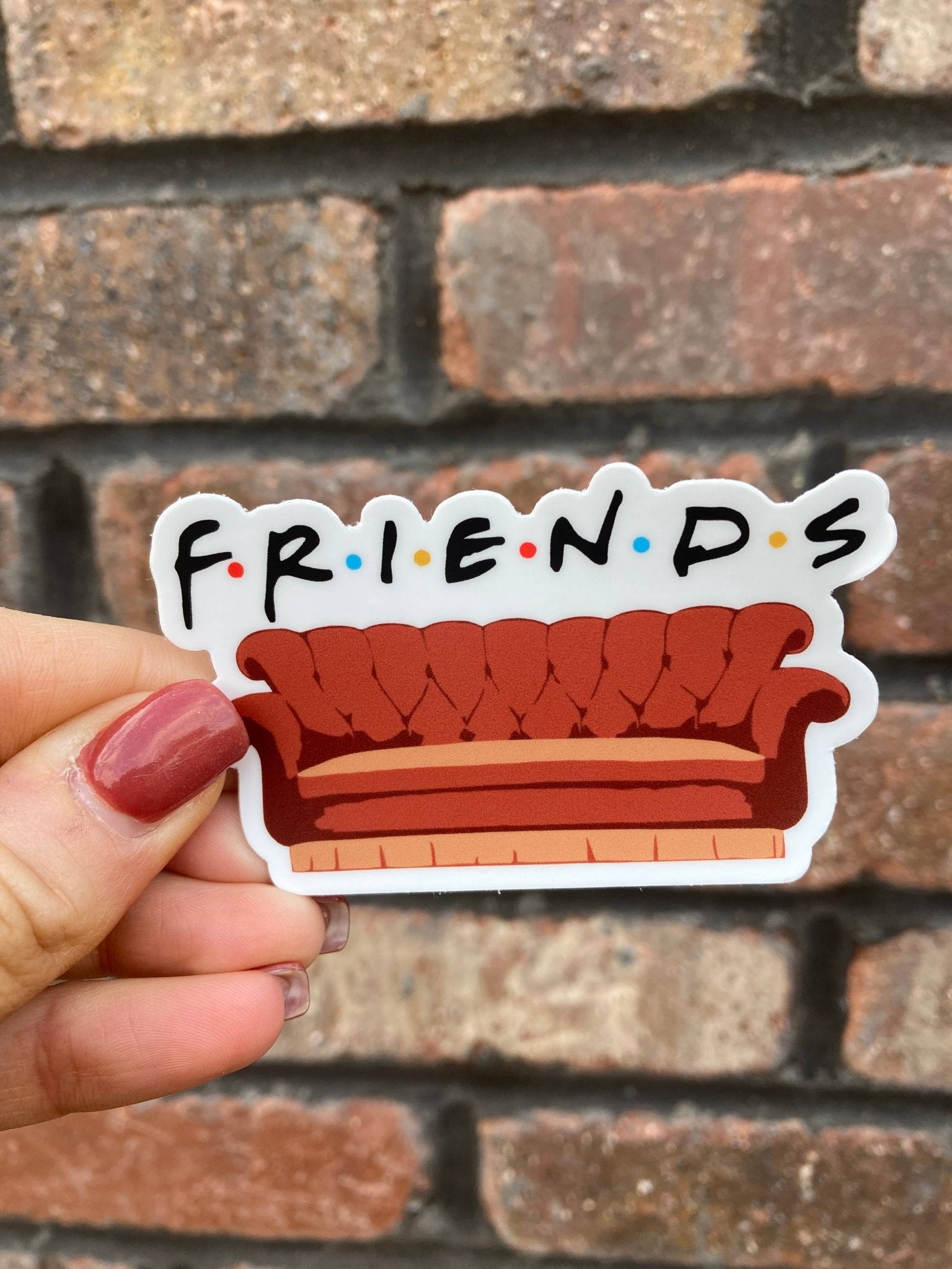 Friends Couch Sticker - Purpose + Passion Boutique