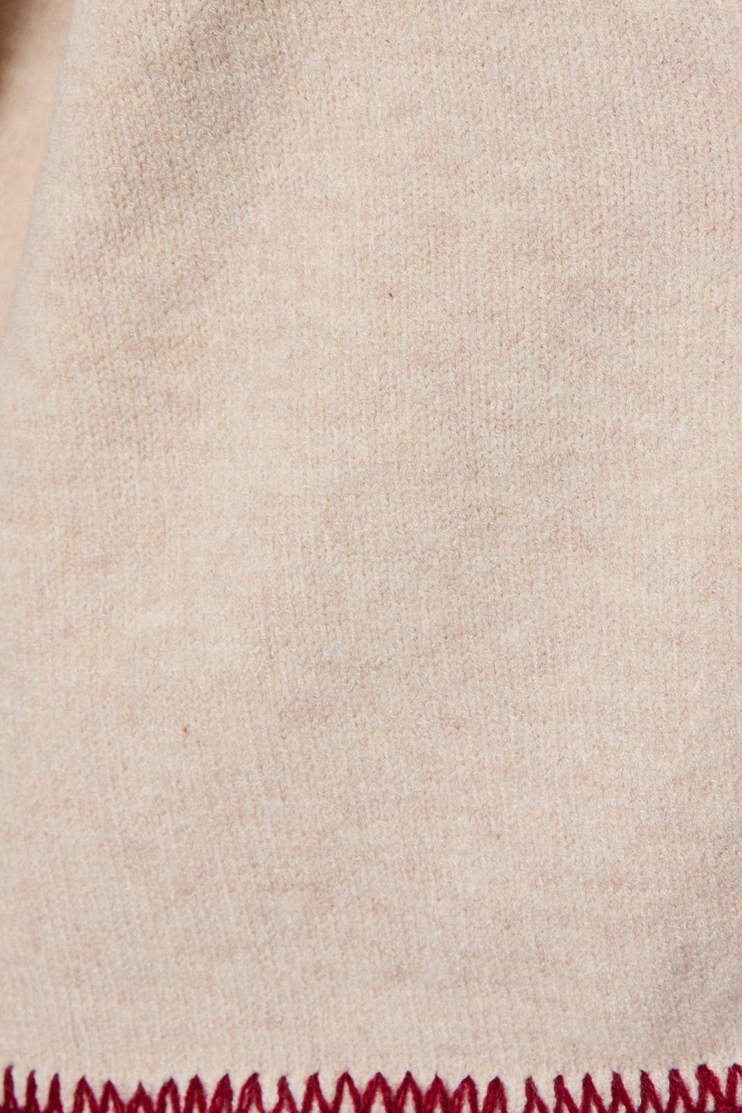 Front Tie Cream Burgundy Sweater - Purpose + Passion Boutique