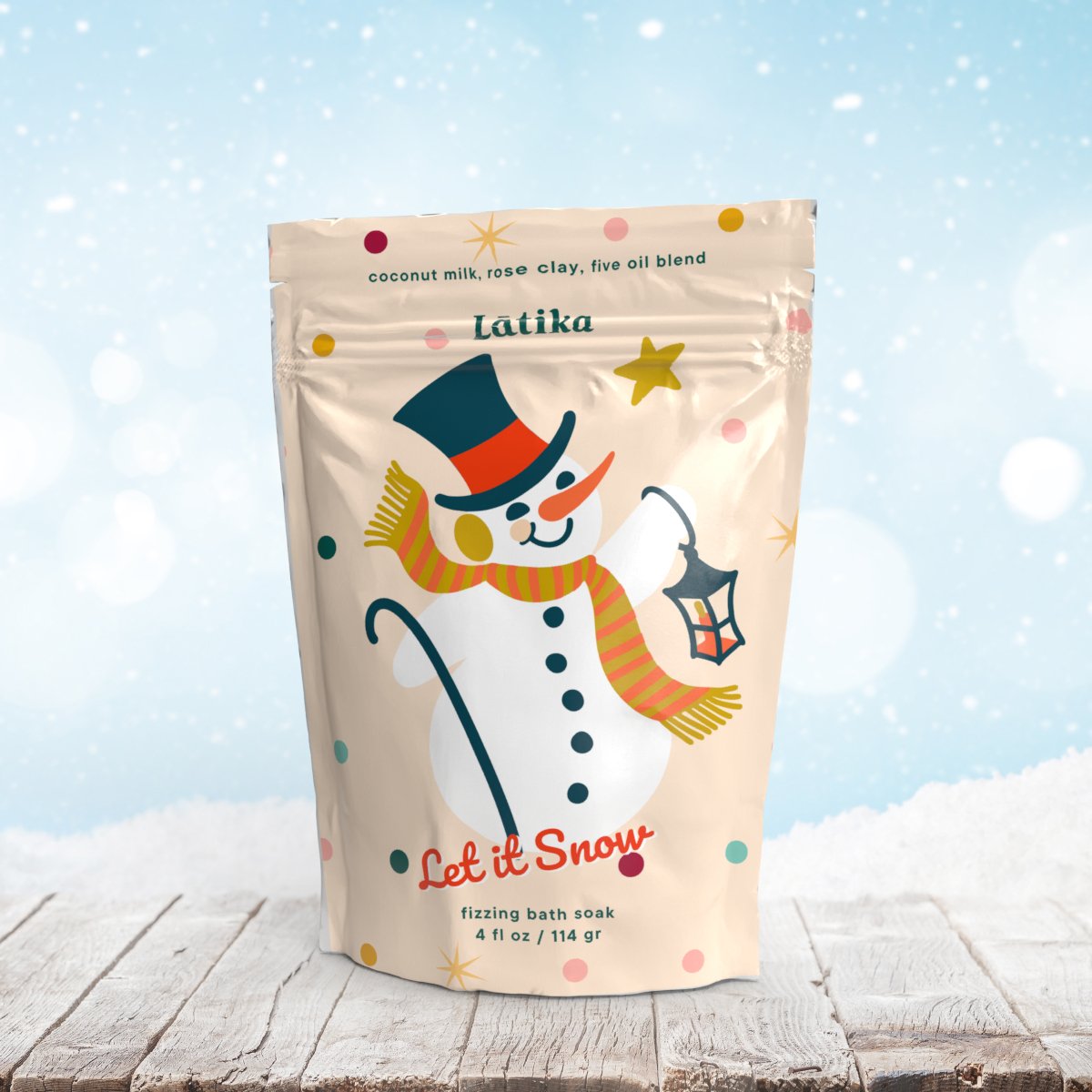 Frosty Snowman Fizzing Bath Soak - Purpose + Passion Boutique