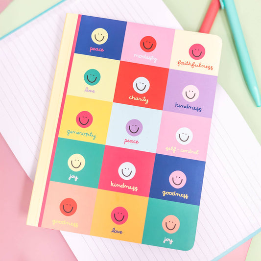 Fruit Of The Spirit Smiley Faces Flex Bound Journal - Purpose + Passion Boutique