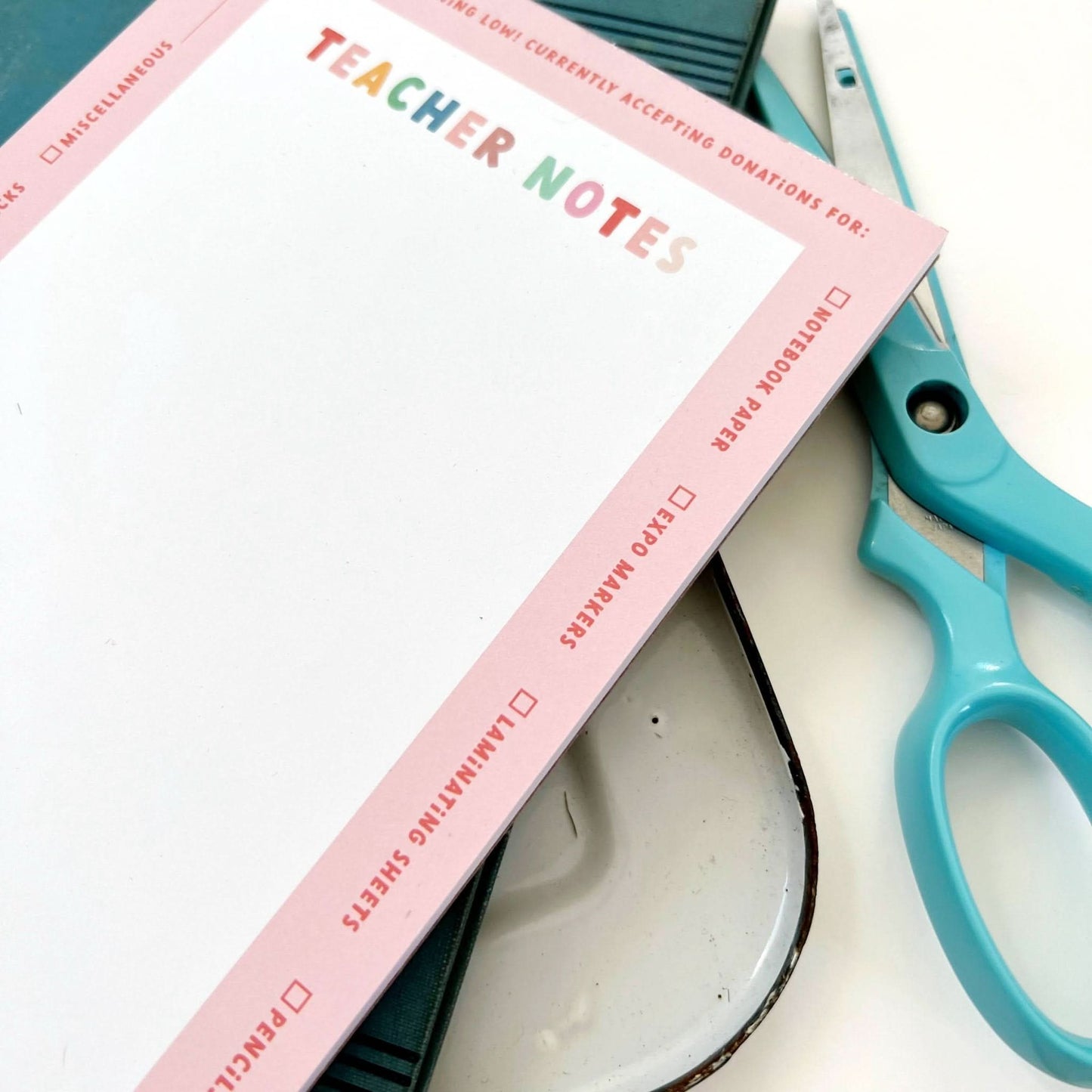 Funds are Running Low! Teacher Notepad - Purpose + Passion Boutique