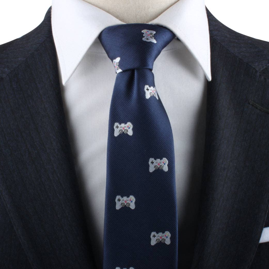Game Controller Skinny Tie - Purpose + Passion Boutique