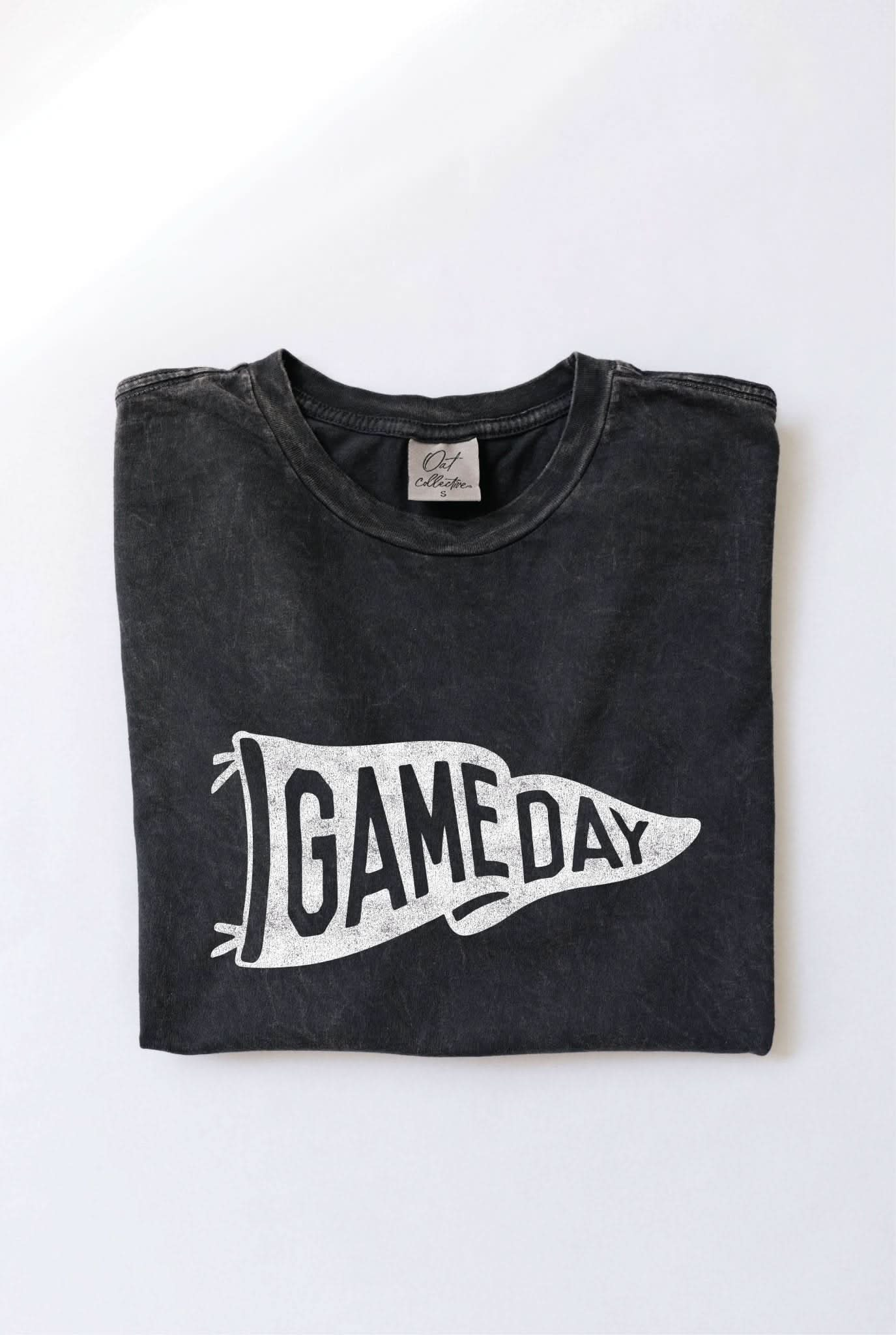 GAME DAY PENNANT Mineral Graphic Top - Purpose + Passion Boutique