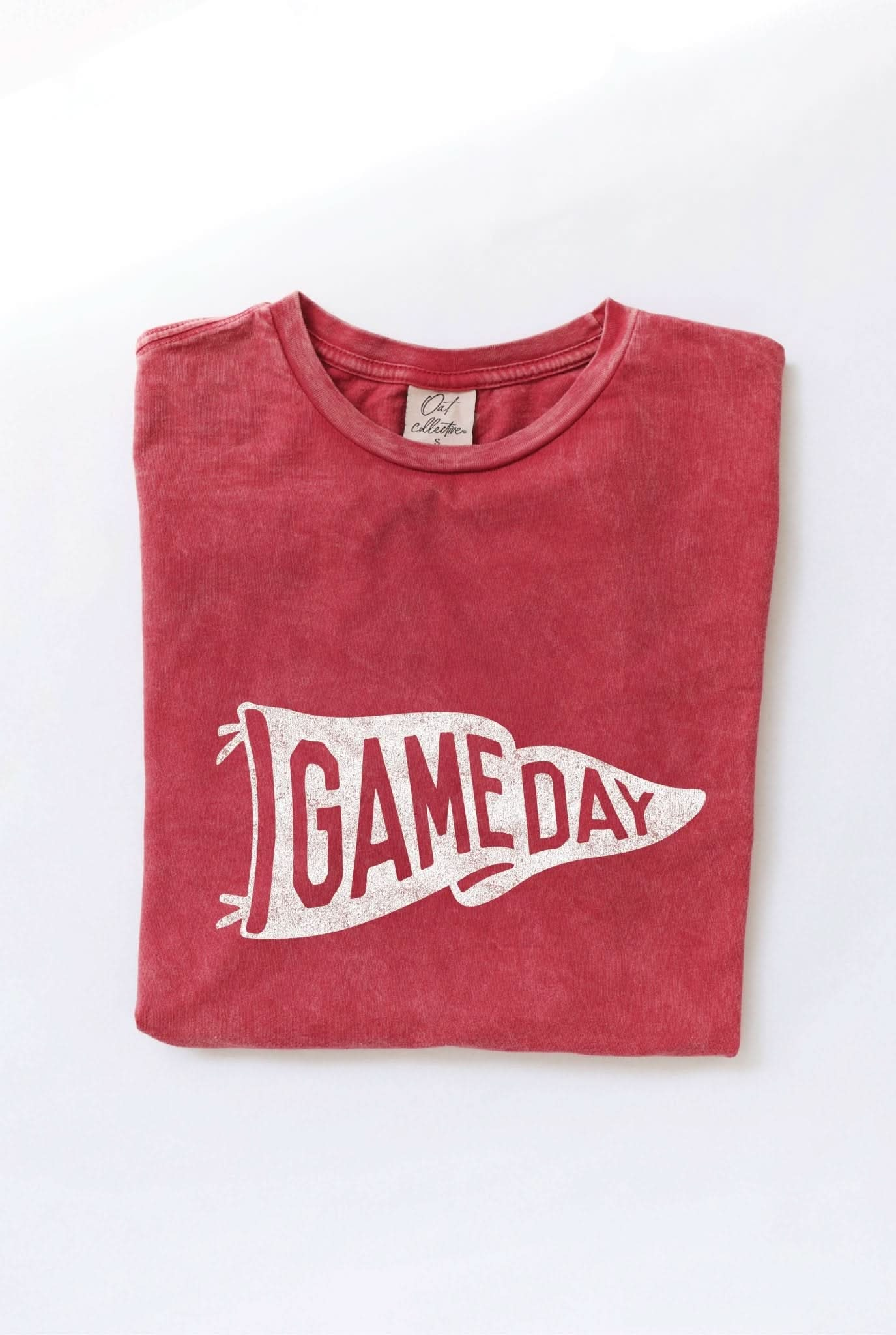 GAME DAY PENNANT Mineral Graphic Top - Purpose + Passion Boutique