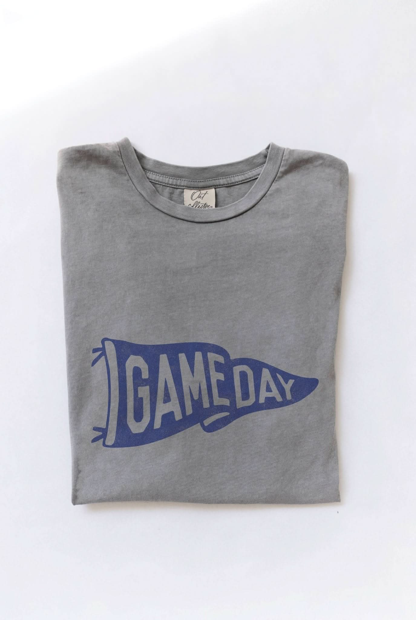 GAME DAY PENNANT Mineral Graphic Top - Purpose + Passion Boutique