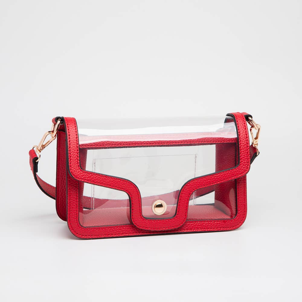 Game Day Stadium Clear Envelope Shoulder Bags - Purpose + Passion Boutique