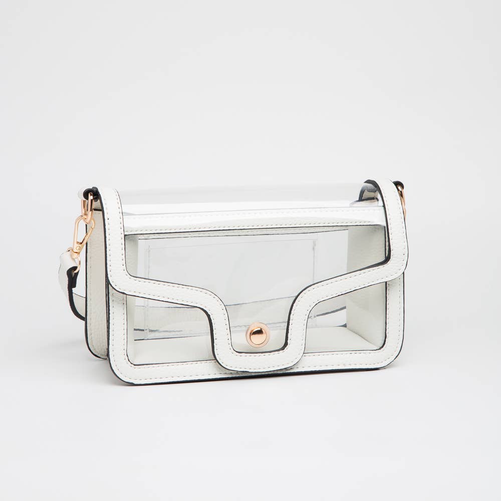 Game Day Stadium Clear Envelope Shoulder Bags - Purpose + Passion Boutique